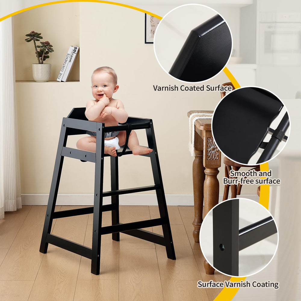 Neoflavie high chair anti-slip foot pads protect floors during meals