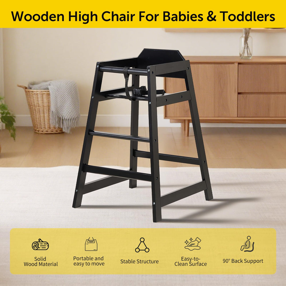 Neoflavie high chair detachable design facilitates quick cleaning after meals