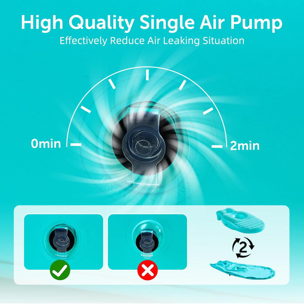 Neoflavie inflation pump use showing quick setup