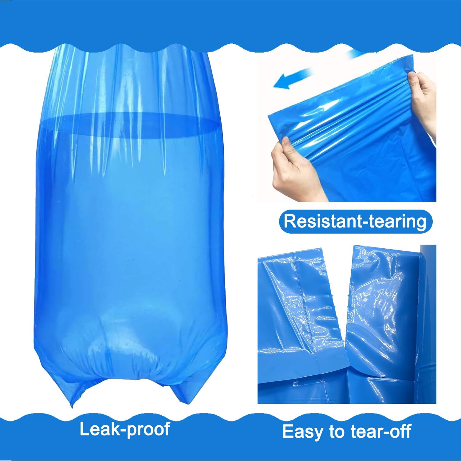 NEOHANA tear-off built-in line enables quick, clean bag removal.