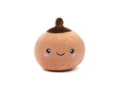 Nerdbugs Breast Plush front view in brown and tan offers comforting companionship