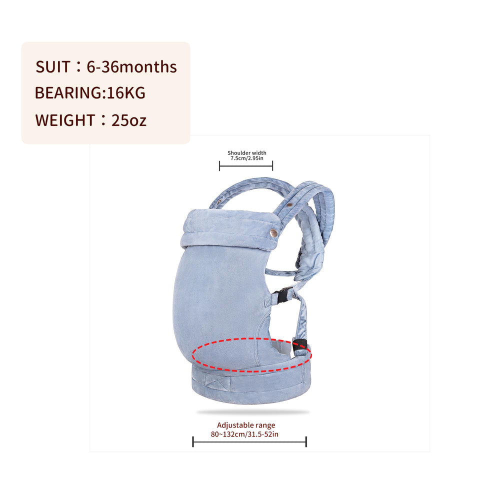 Nest Blanche 7-35 lbs weight capacity supports growing babies.