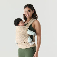 Nest Blanche beige zebra side view emphasizes compact profile and ease of wear.