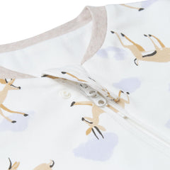 Nest Designs organic cotton close-up shows soft texture ideal for gentle bedtime comfort.