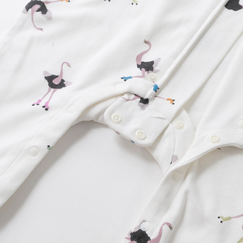 Nest Designs bottom snaps enable quick diaper changes