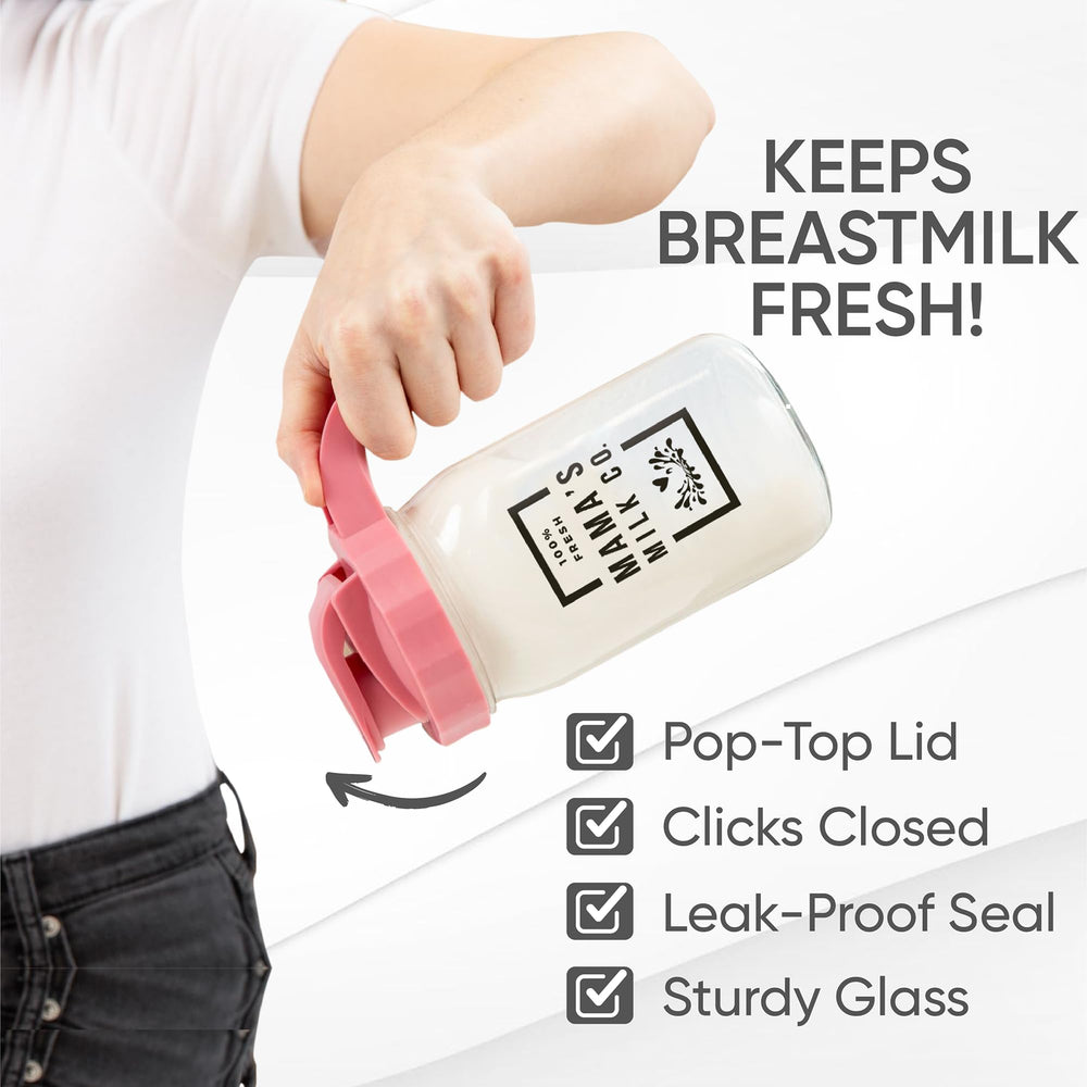 Nestberry 32-ounce glass pitcher designed for fridge storage.