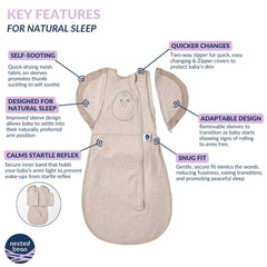 Nested Bean Air quick-dry mesh hands lining supports soothing habits with cool dryness.