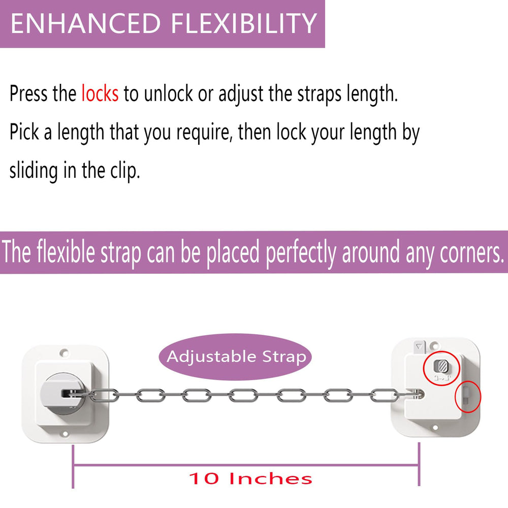 NestGuard locks protecting kids and pets by restricting access.