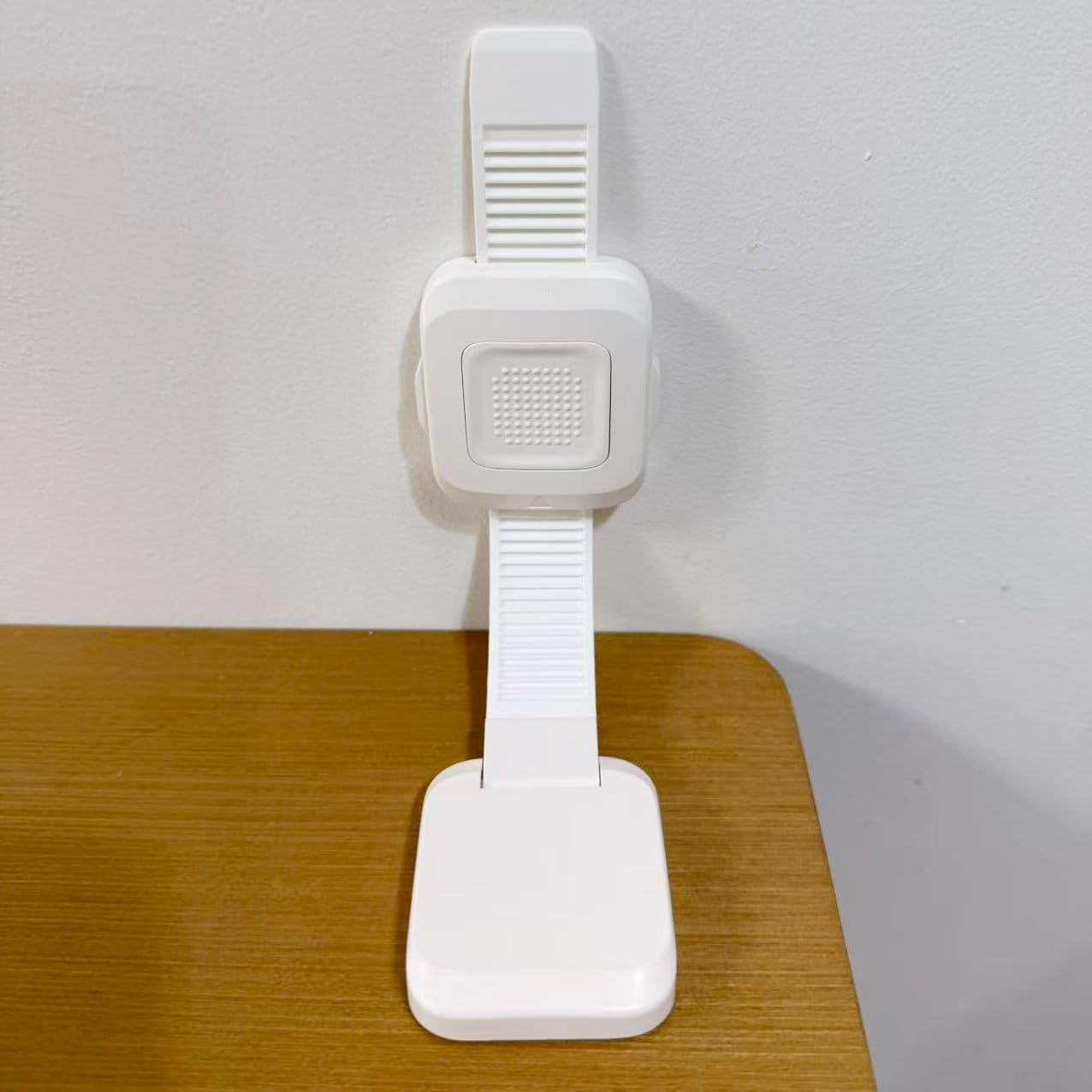 NestGuard upgraded no drill adhesive anchor with adjustable length for baby proofing furniture