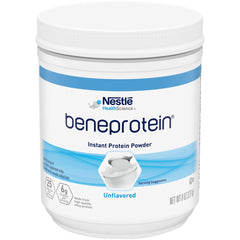 Nestlé Beneprotein unflavored whey protein canister for versatile meal augmentation