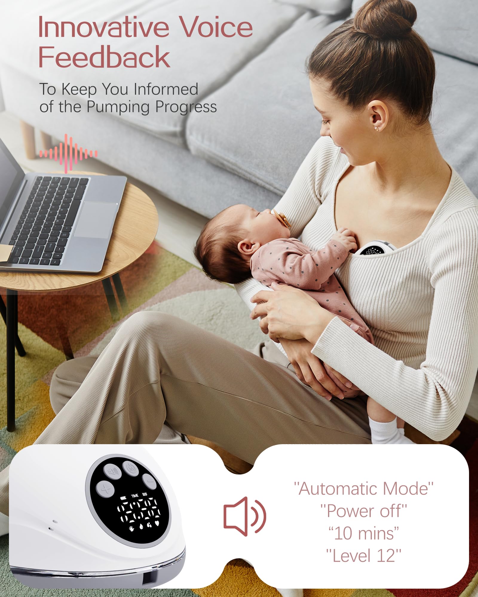 Nesvecit 150ml auto-stop prevents spills during night feeds.