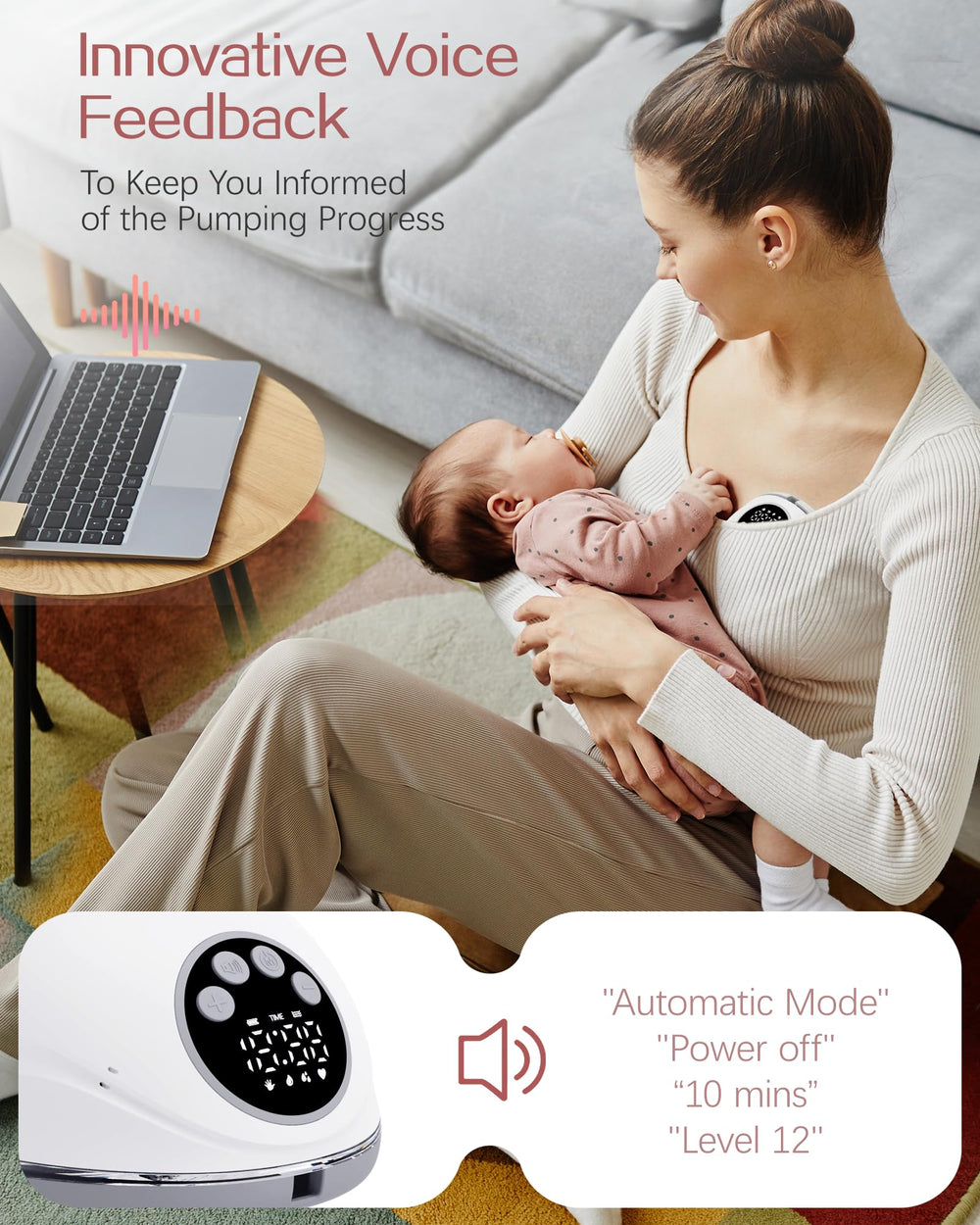 Nesvecit 150ml auto-stop prevents spills during night feeds.