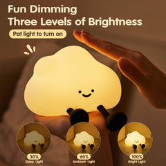 NesveCit Cloud Night Light emits a warm nursery glow for stories and night feeds