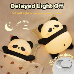 NesveCit Panda Night Light with 30-minute timer for sleep routines