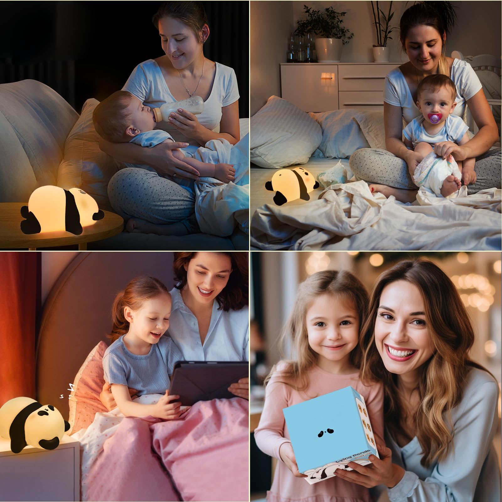 NesveCit Panda Night Light gift-pack ready for gifting