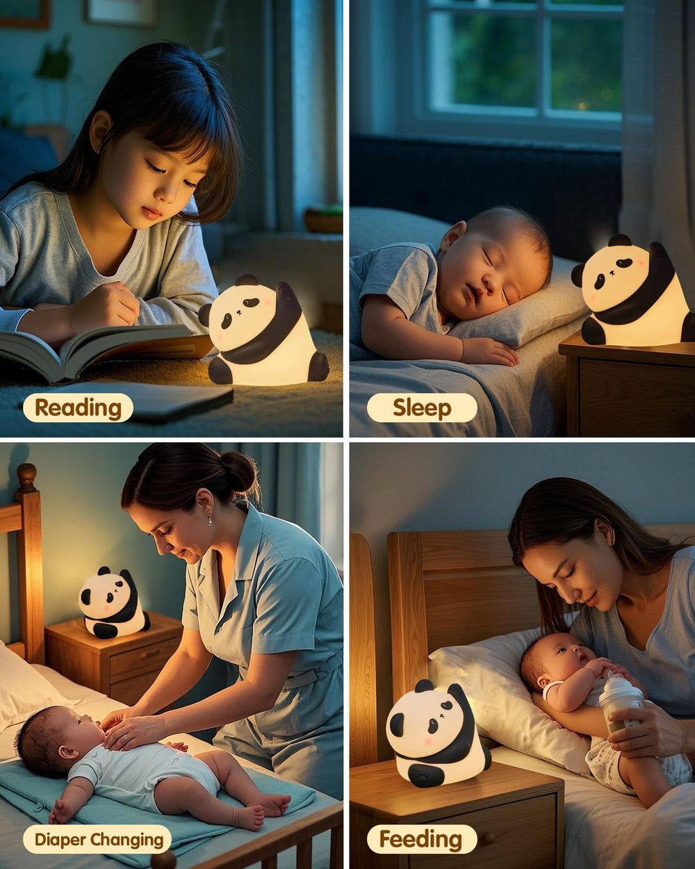 NesveCit Panda Night Light gift-ready packaging ideal for kids.