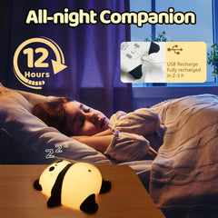 NesveCit Panda Night Light tap control for instant brightness changes