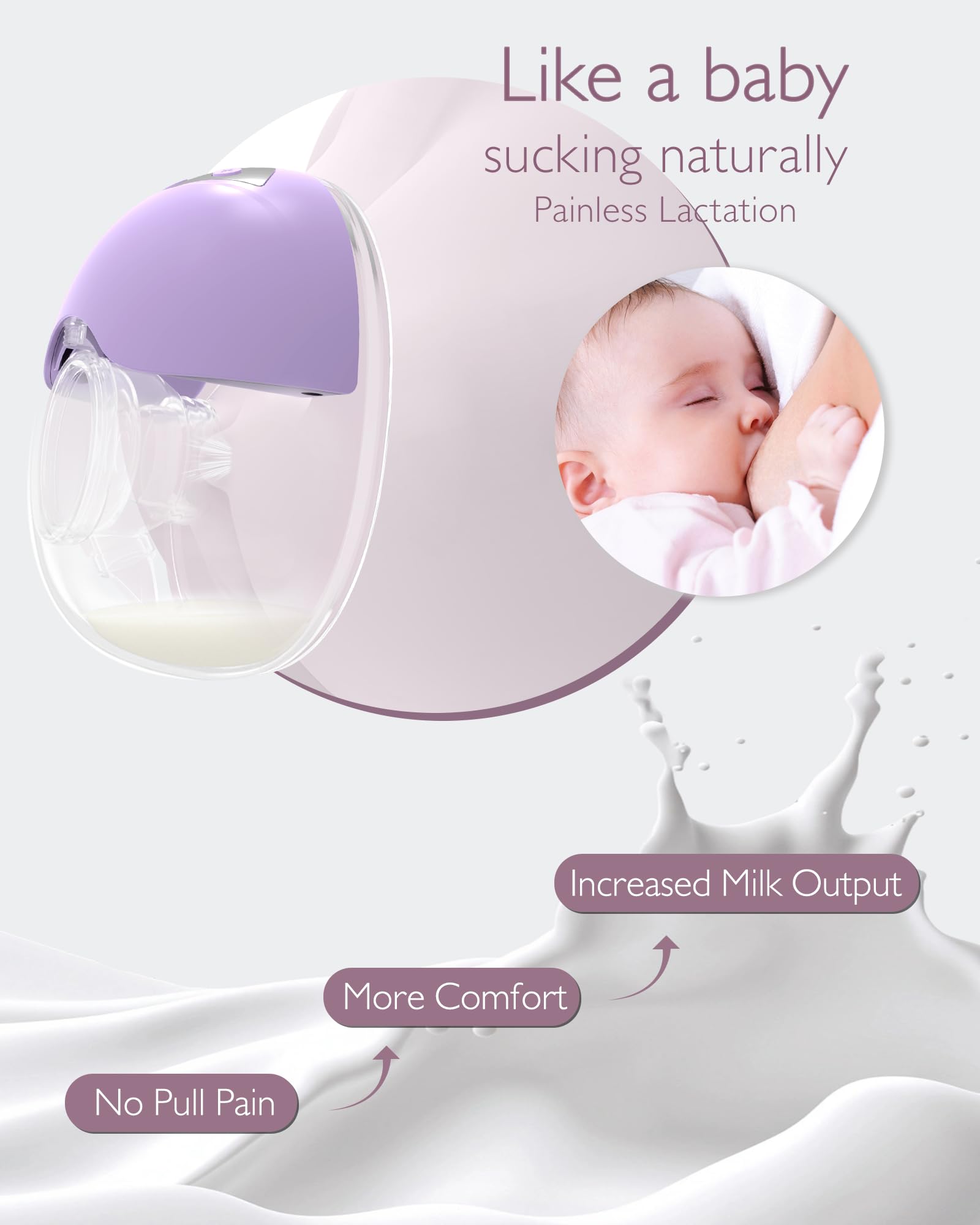 NesveCit portable pump delivers quiet, painless suction at home or on the go