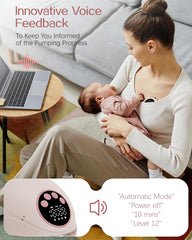 NesveCit quiet pump at 45db keeps sessions discreet and peaceful.