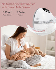 Nesvecit voice reminder feature for hands-free operation during feeding.
