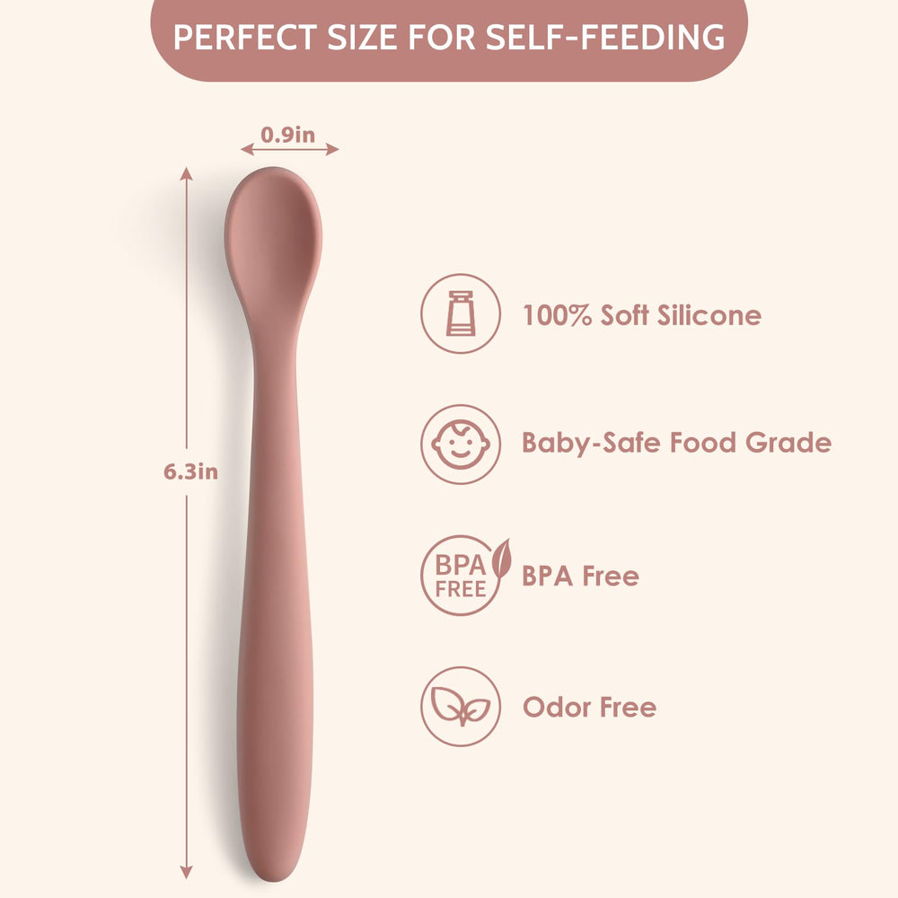 NETANY bendable spoon with flexible handle for easier self-feeding.