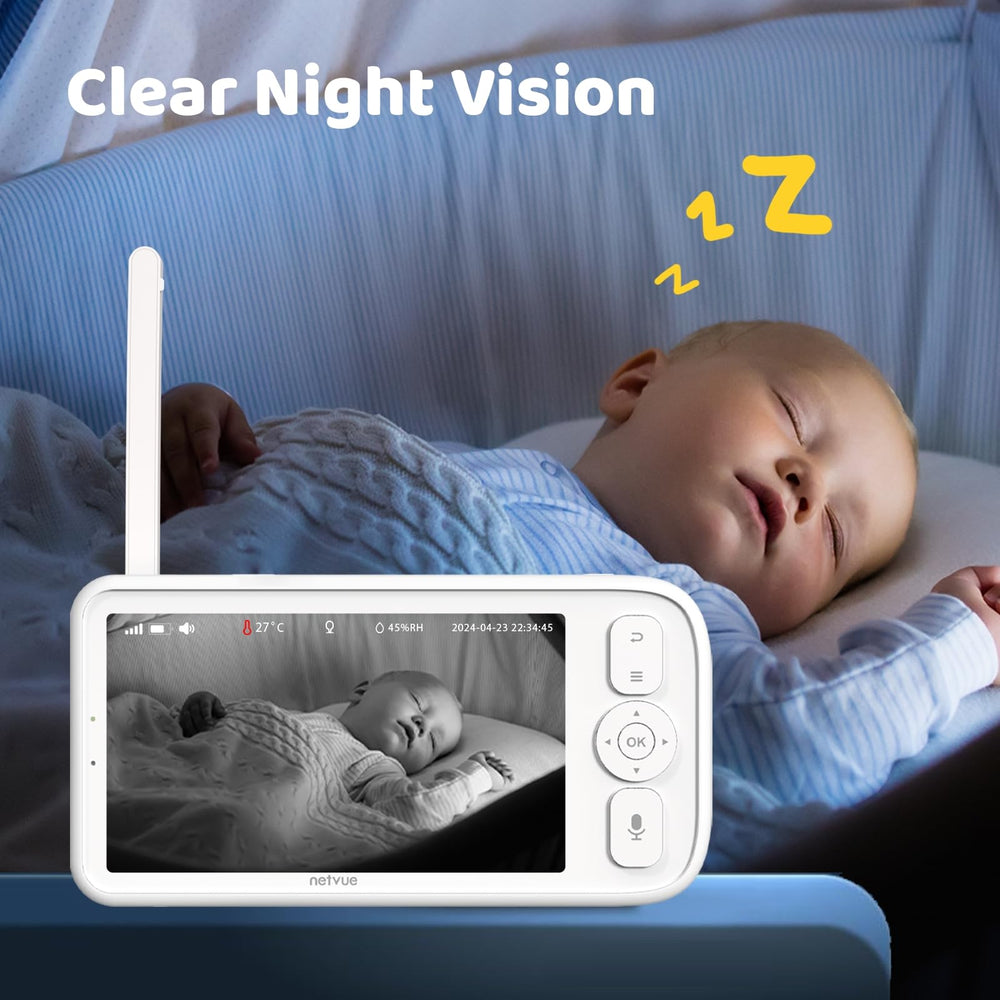 NETVUE Peekababy cry-detection feature helps you respond promptly to signals.