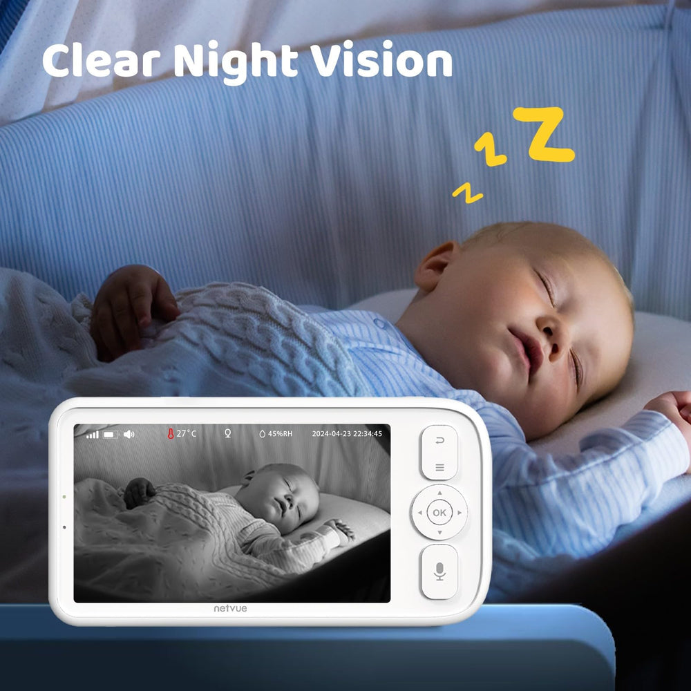 NETVUE Peekababy stand and crib mount offers versatile setup for any nursery.
