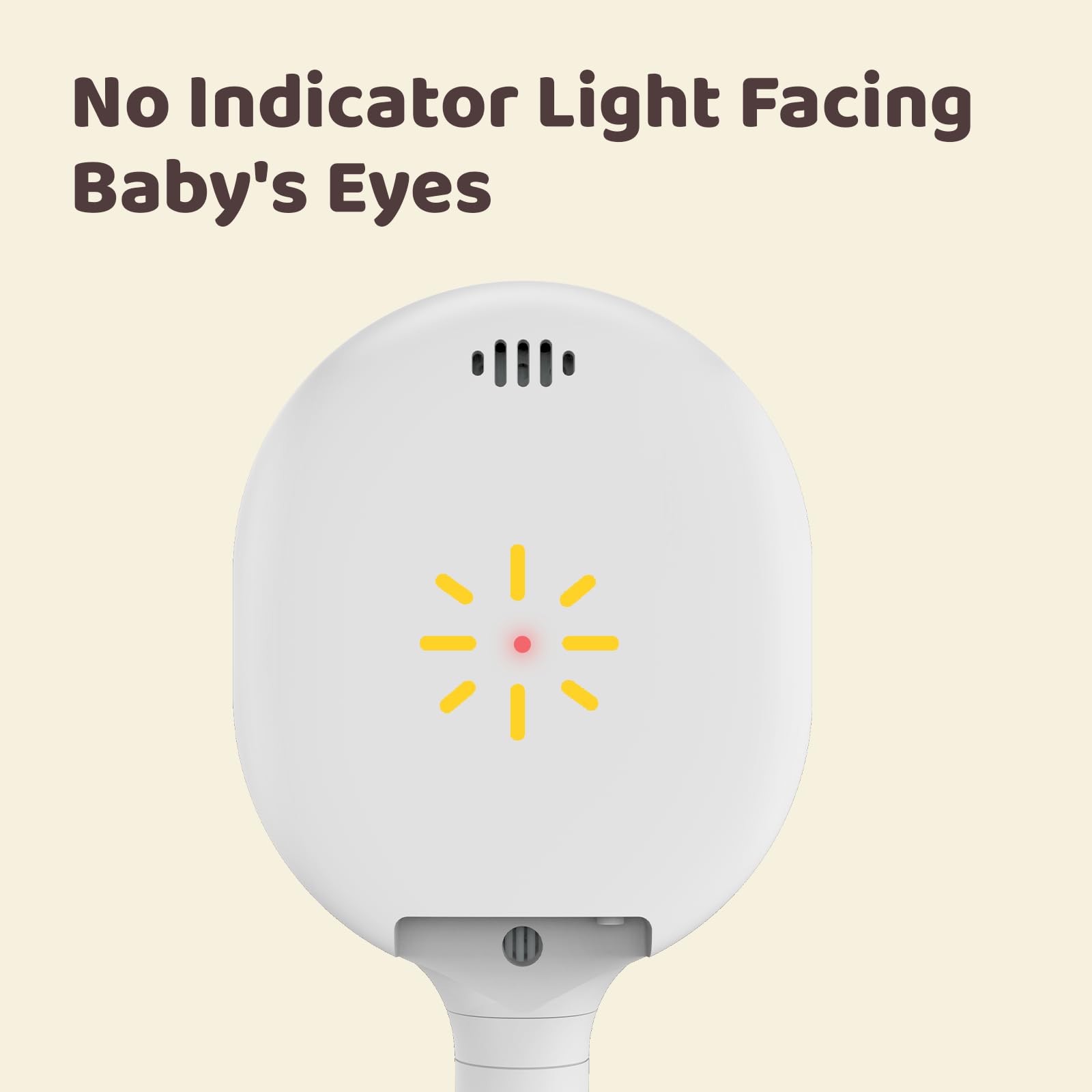 NETVUE Peekababy two-way-talk lets you reassure your baby from another room.