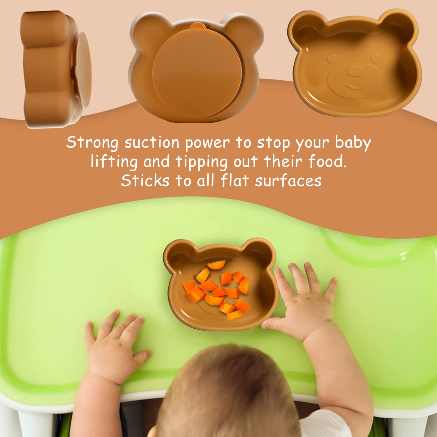 Neverland Creations teddy bear fork is gentle on gums for safe self‑feeding