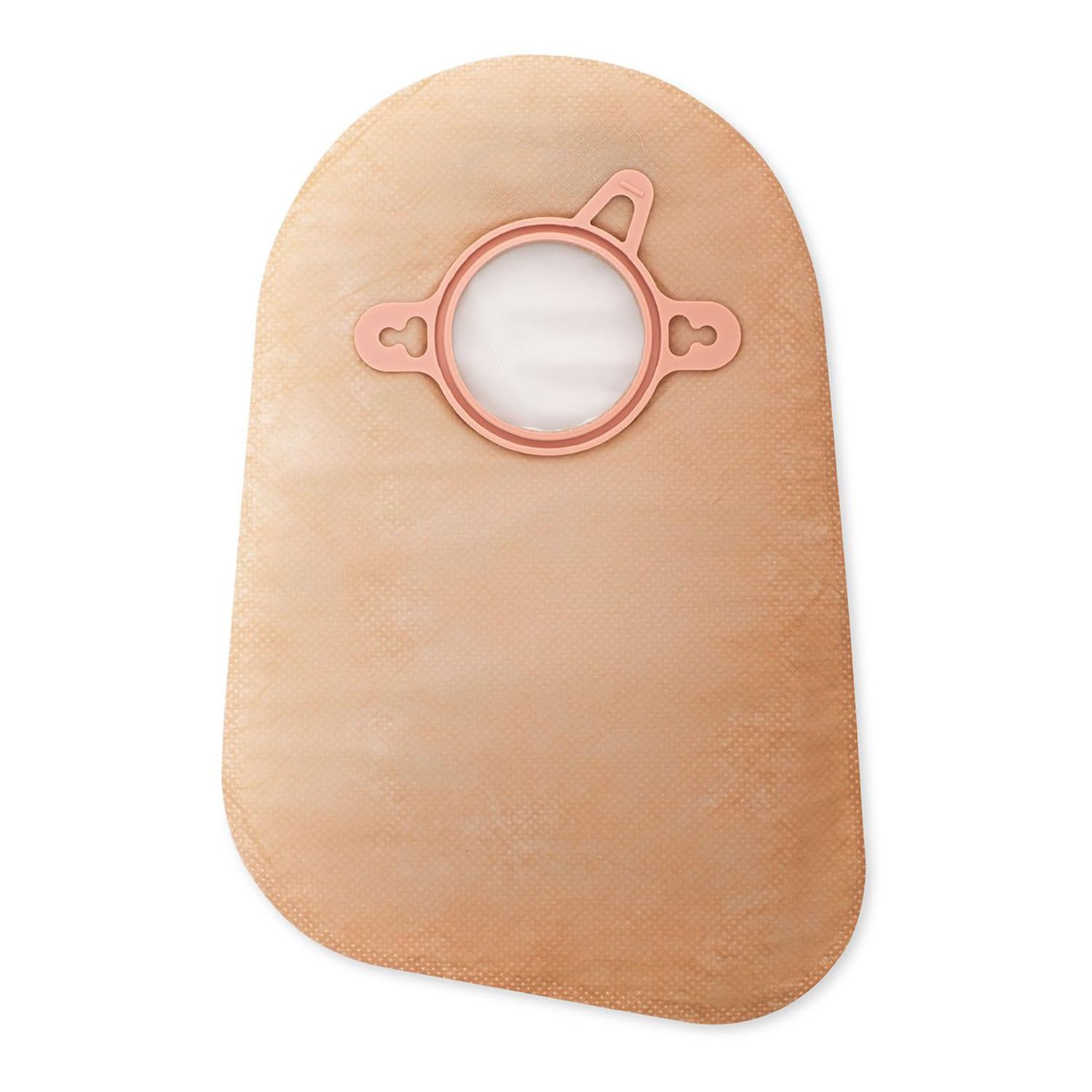 New Image closed-end ostomy pouch with 9-inch length for secure daily wear.