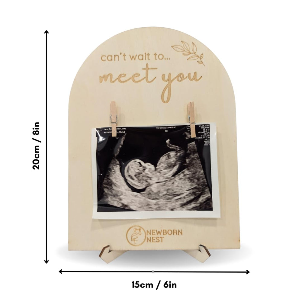 Newborn Nest canvas storage bag protecting the frame when stored.