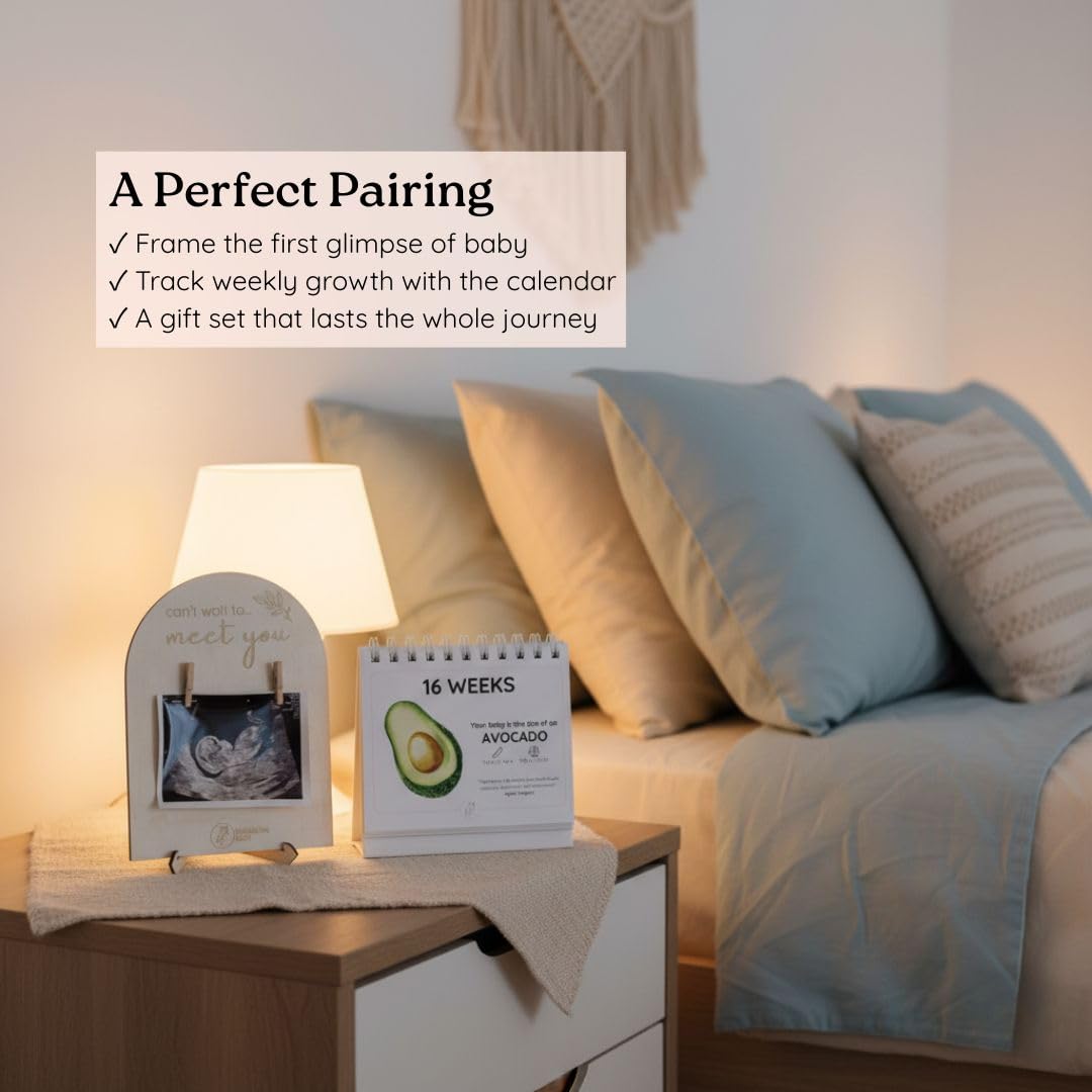 Newborn Nest photo display adds warmth to family memories.