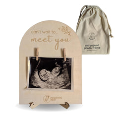 Newborn Nest ultrasound frame close-up displaying a cherished sonogram.