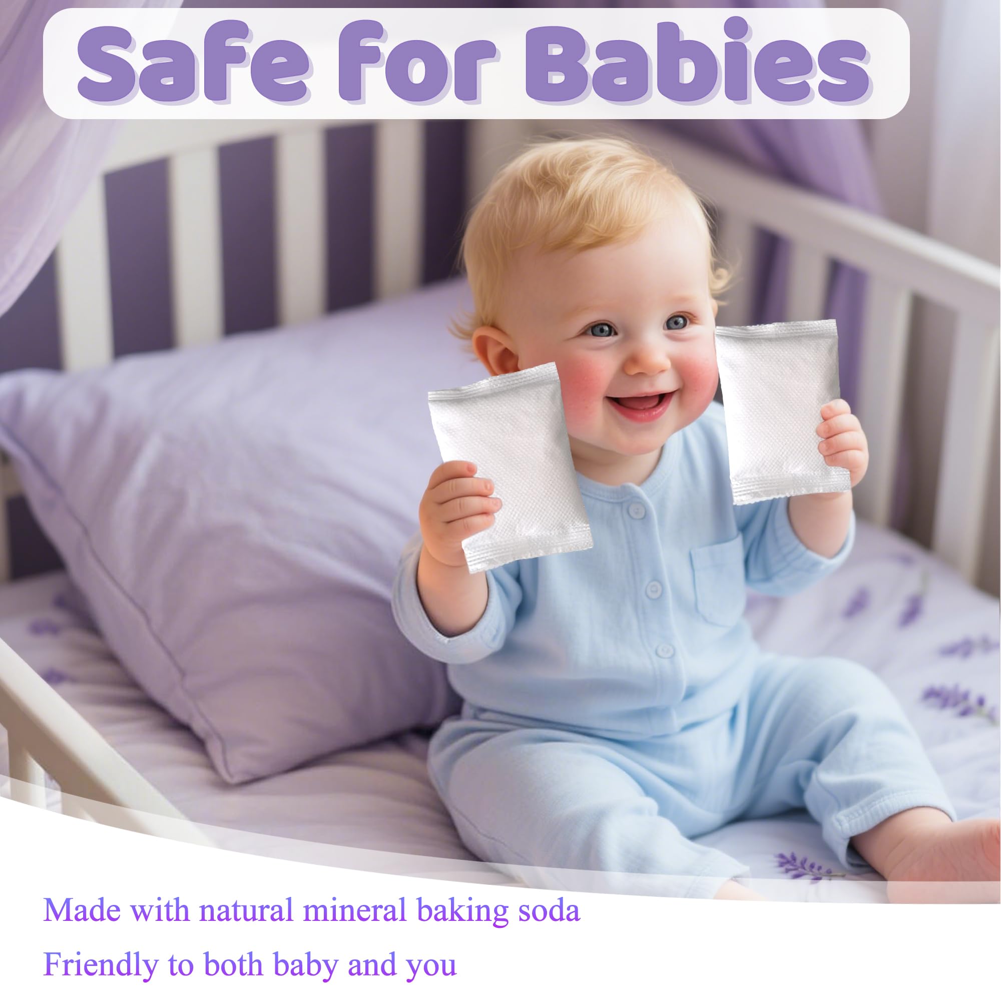 NEWKE long-lasting freshness from lavender-scent refills for diaper pails