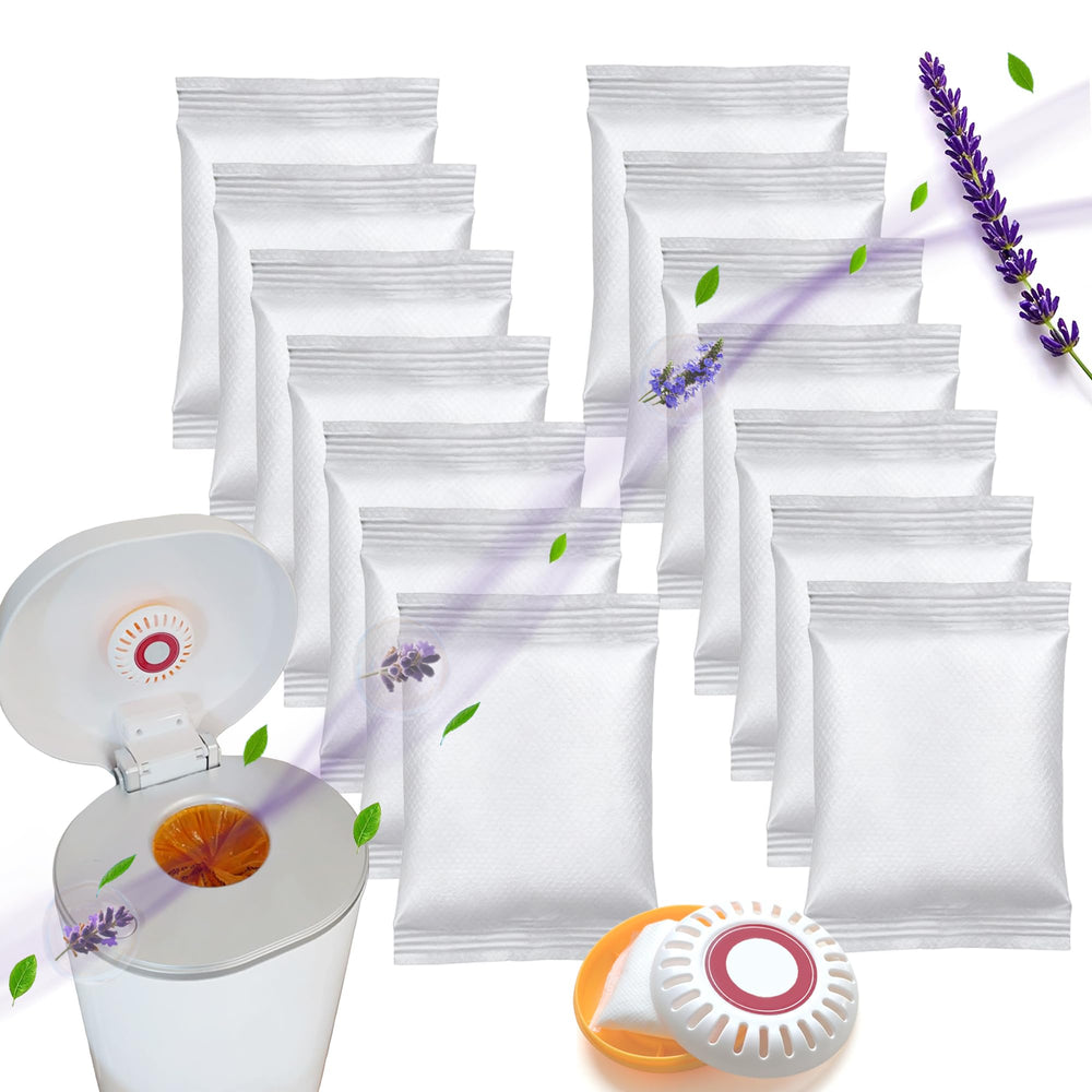 NewKe lavender refill packaging for Puck cartridge shows fresh scent and odor control