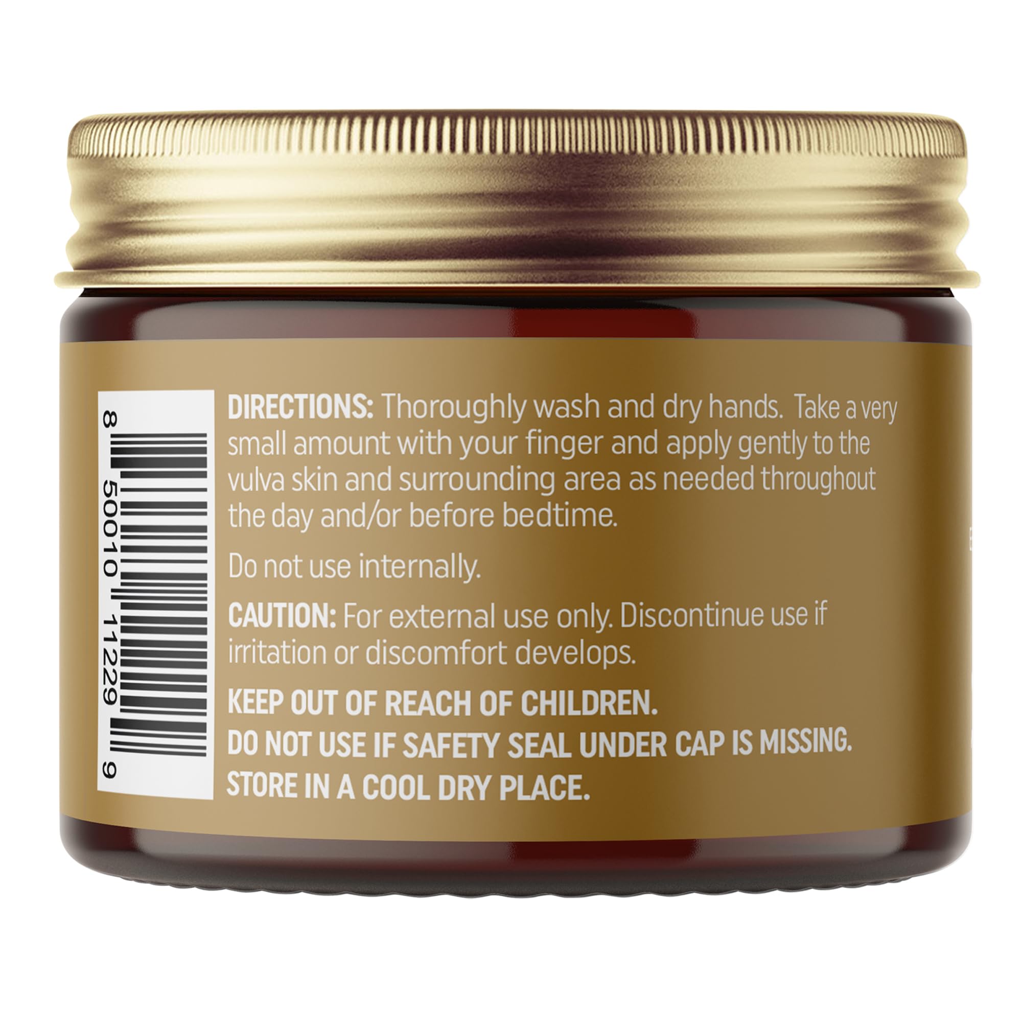 Menopause support imagery showing NewLife Naturals Vulva Balm Butter for dryness relief