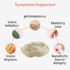 NewLife Naturals Vulva Cream jar with calendula heals and nourishes dry skin.