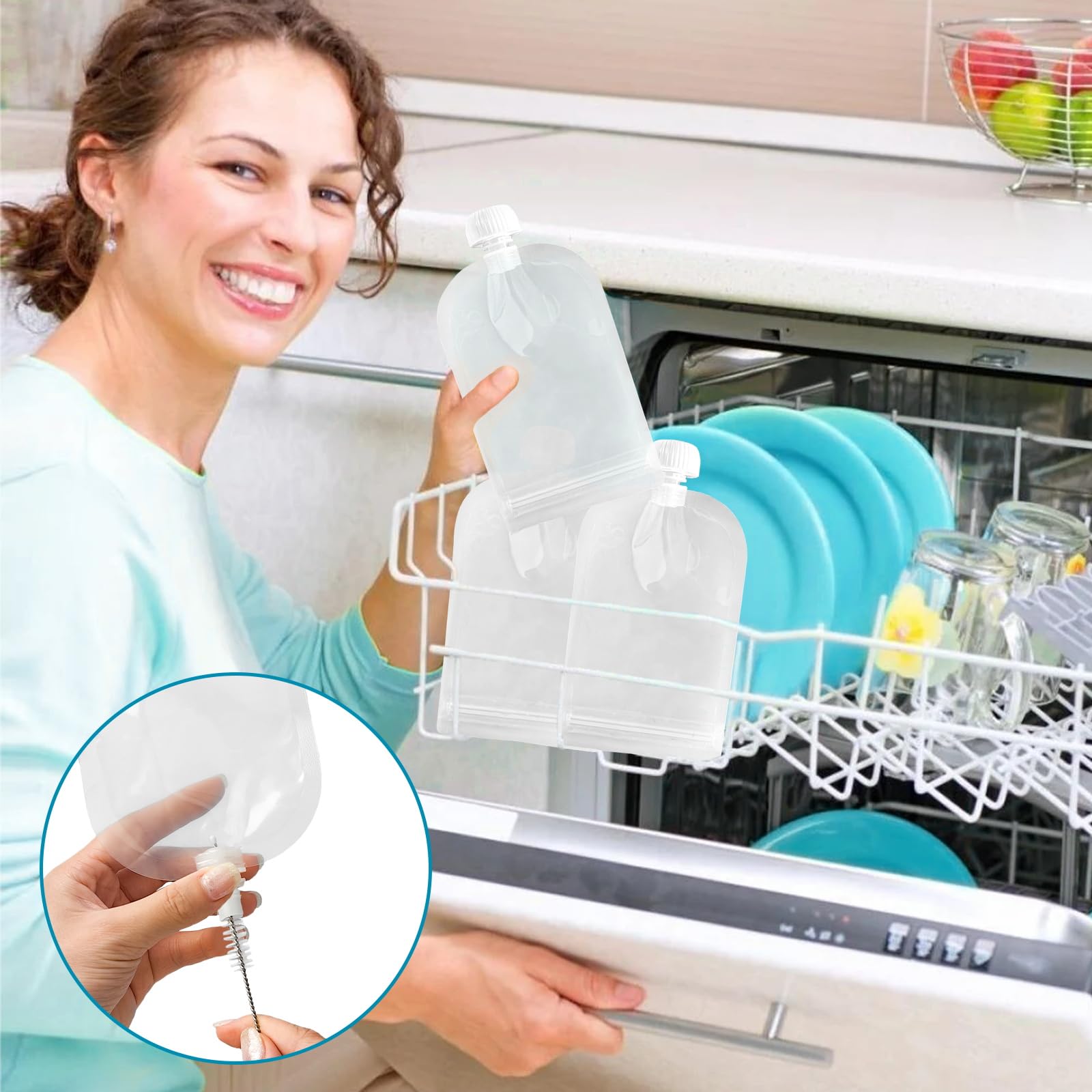 Newmemo freezer-safe pouches keep homemade meals fresh longer