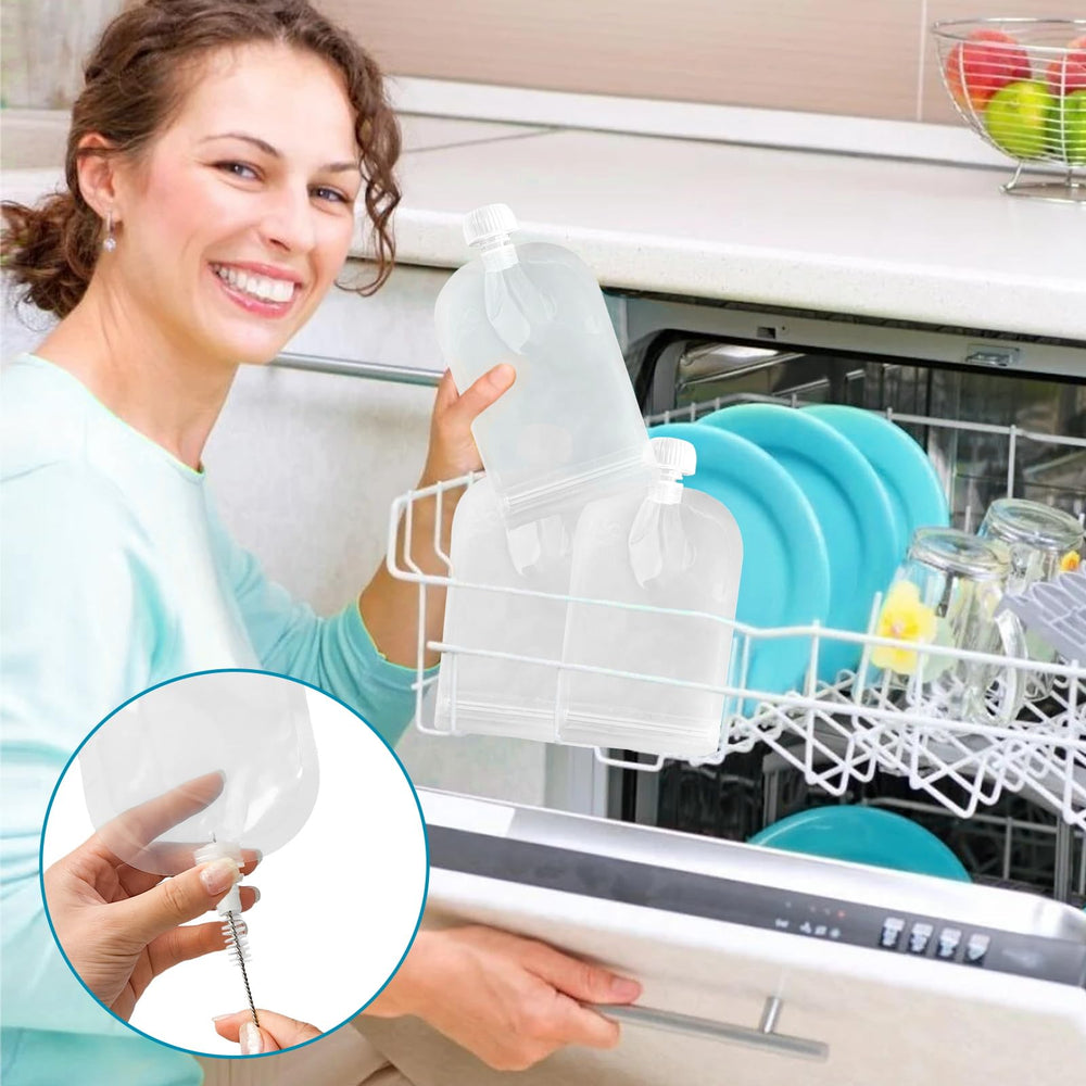 Newmemo freezer-safe pouches keep homemade meals fresh longer