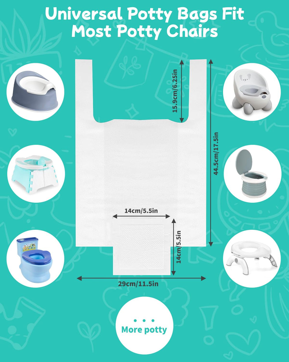 Newnice 36-count pack keeps you prepared for trips and travel.