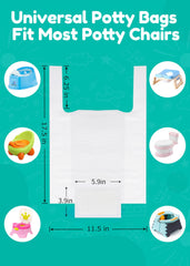 Newnice universal-fit-liners compatible with most potties and seats.