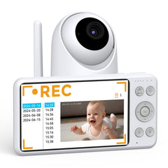 NEWQ HD Baby Monitor 1080p display for crystal clear baby imagery