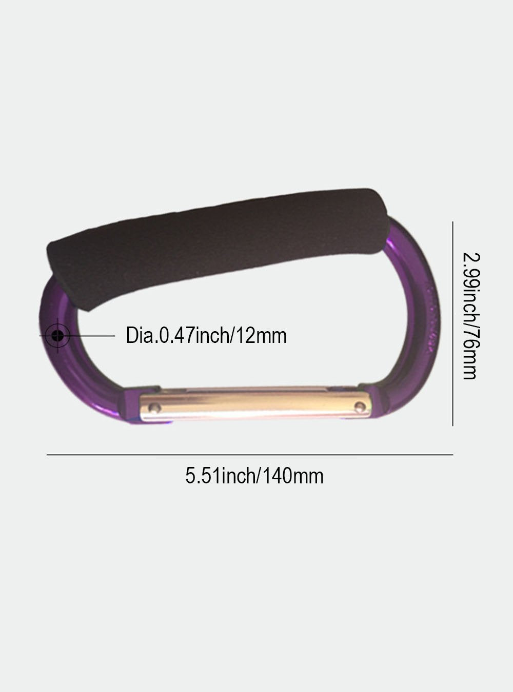 Newraturner twin travel system compatible hooks for versatile use