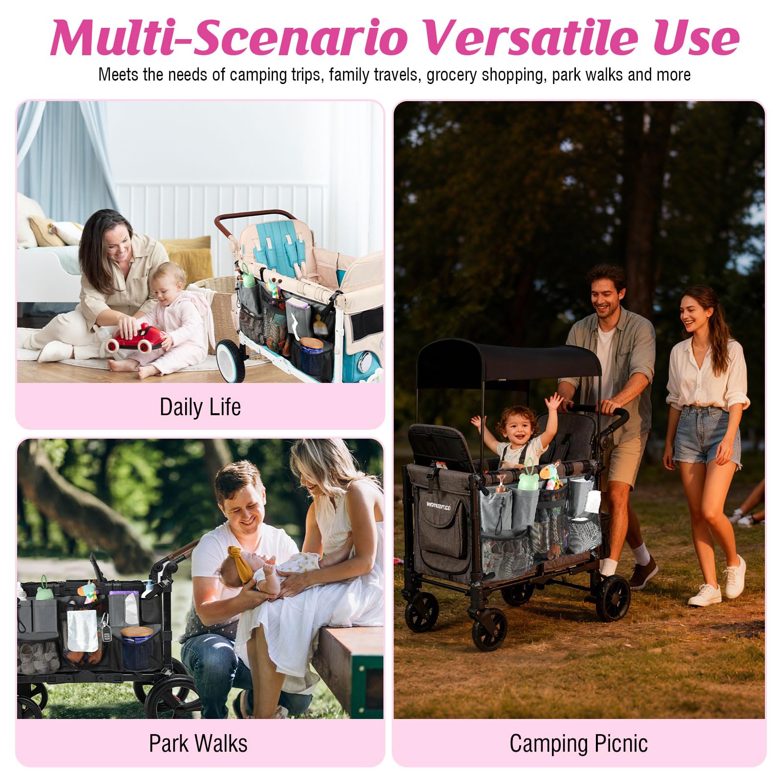 NewShot versatile organizer suitable for multiple wagon brands