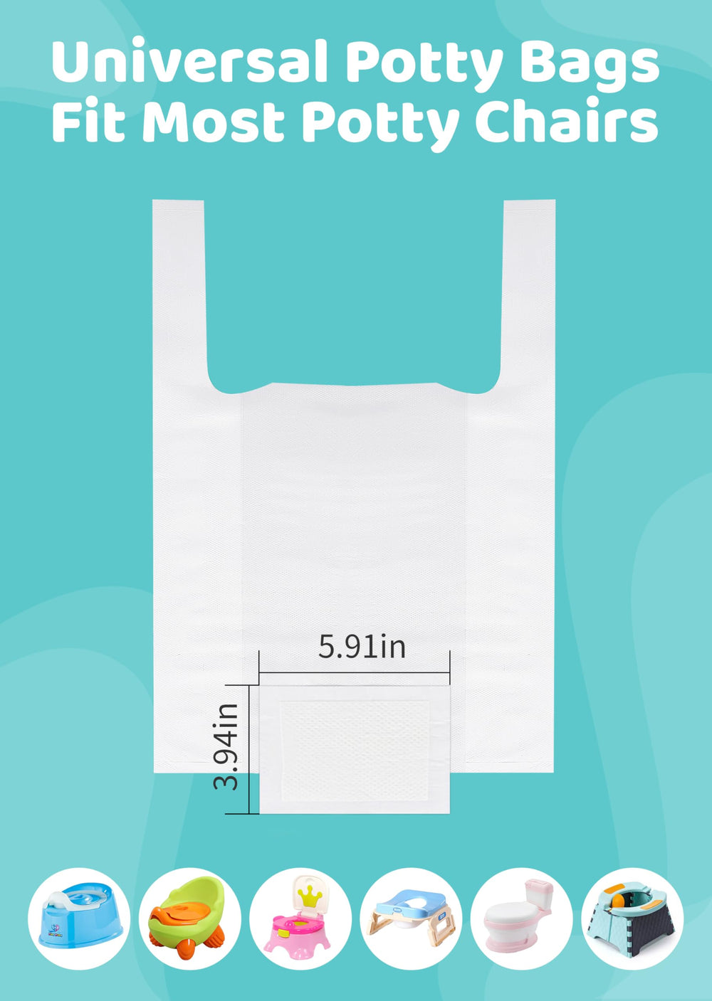 Newspitaya absorbent pad 200ml quick-lock for leak-free potty time.
