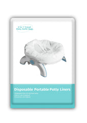 Newspitaya potty liners 30-count pack for mess-free travel and quick disposal.