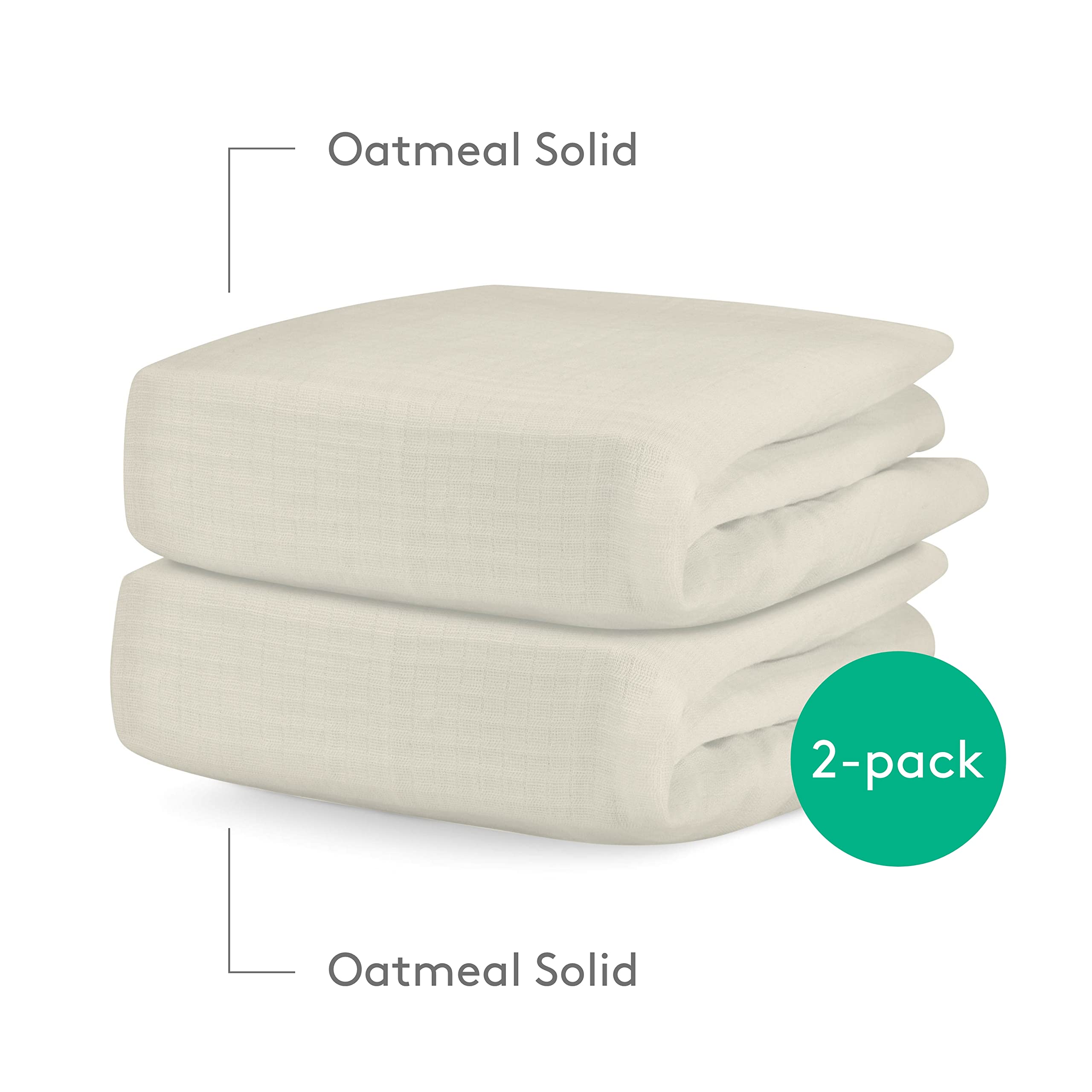 Newton Baby sheet designed to fit 24 x 38 mini crib mattress securely.
