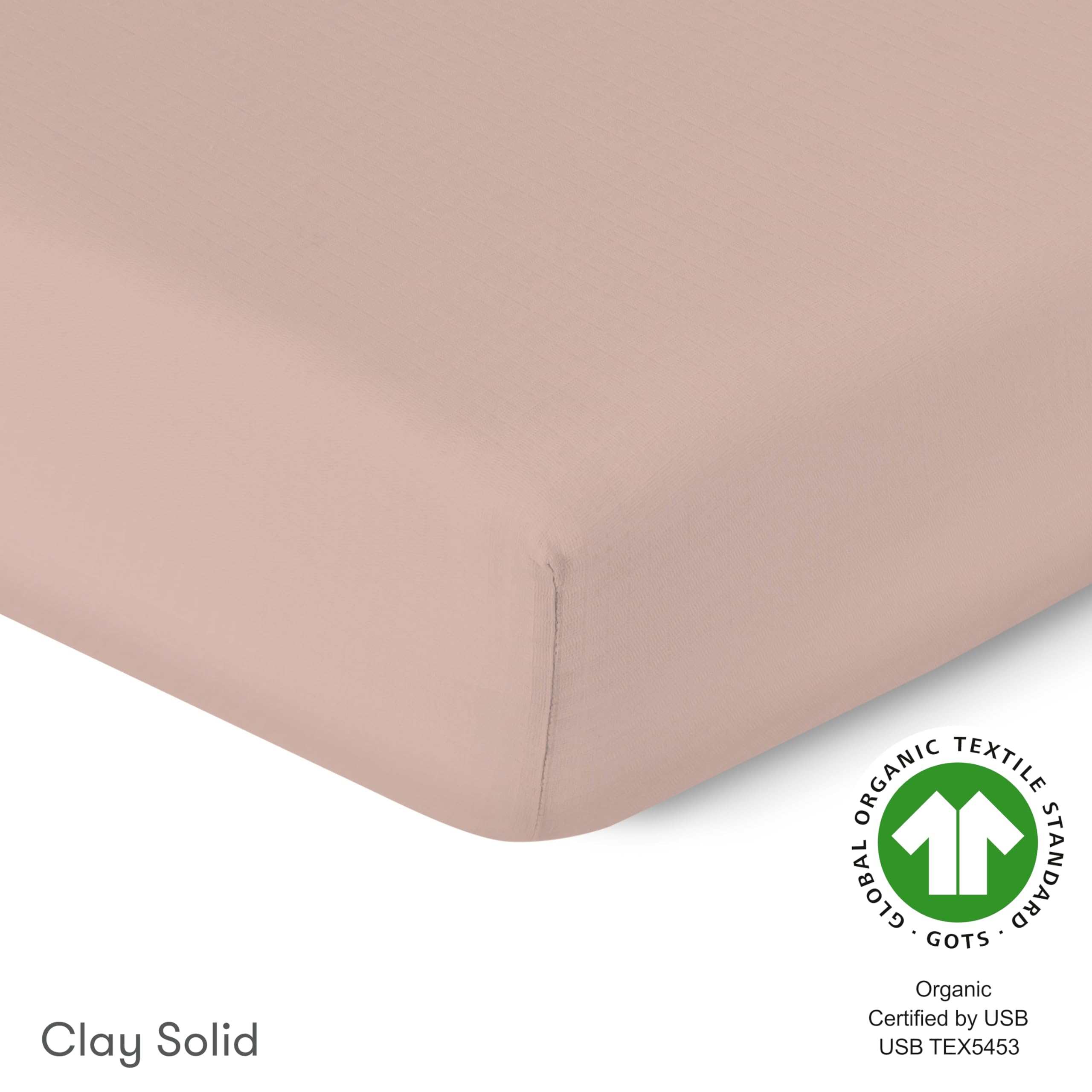 Newton Baby clay color sheets coordinate easily with nursery decor.