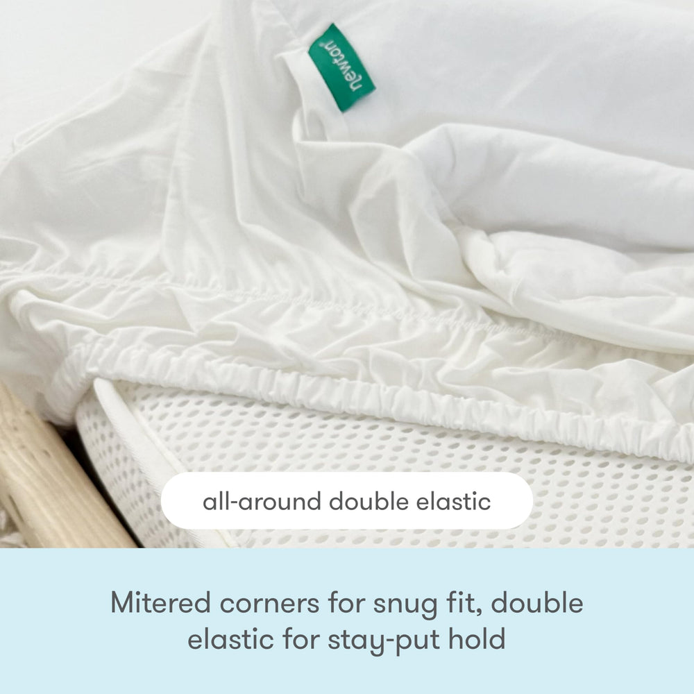 Newton Baby Cream Organic Twin Mattress Pad 75x39 size fits standard twin beds