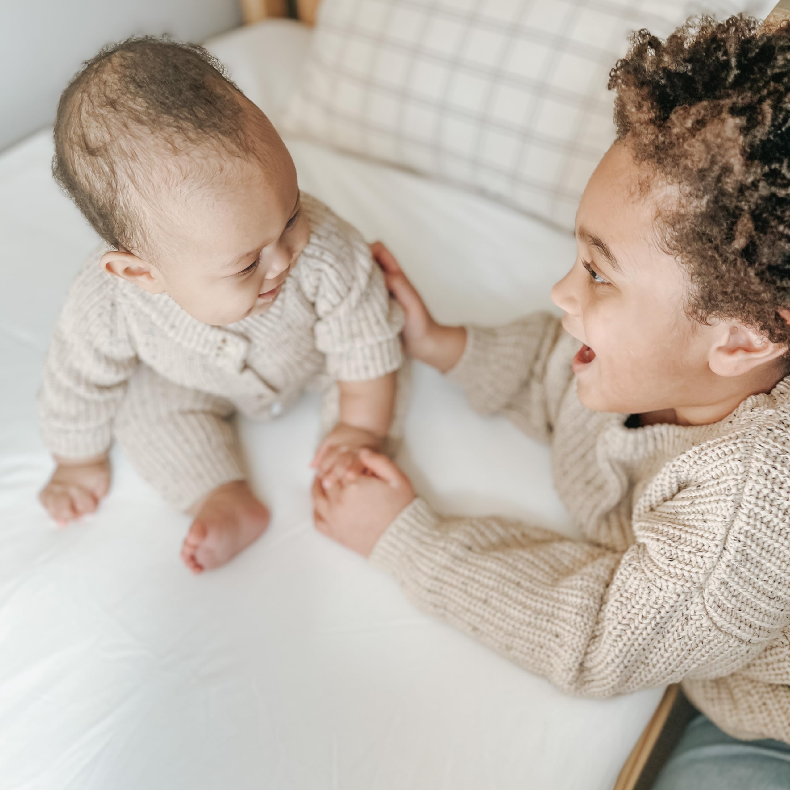 Newton Baby Cream Organic Twin Mattress Pad non-toxic materials for peace of mind